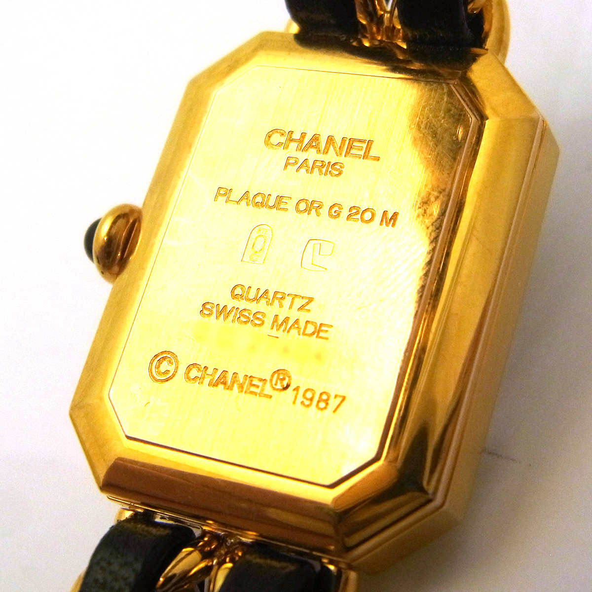シャネル(CHANEL) プルミエール 腕時計 ブラック