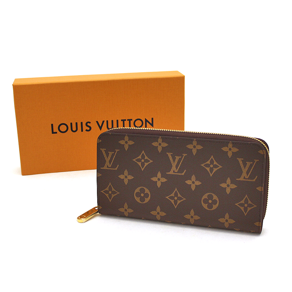 ルイヴィトン(Louis Vuitton) ジッピー・ウォレット M42616 RFID モノグラム 長財布 ブラウン
