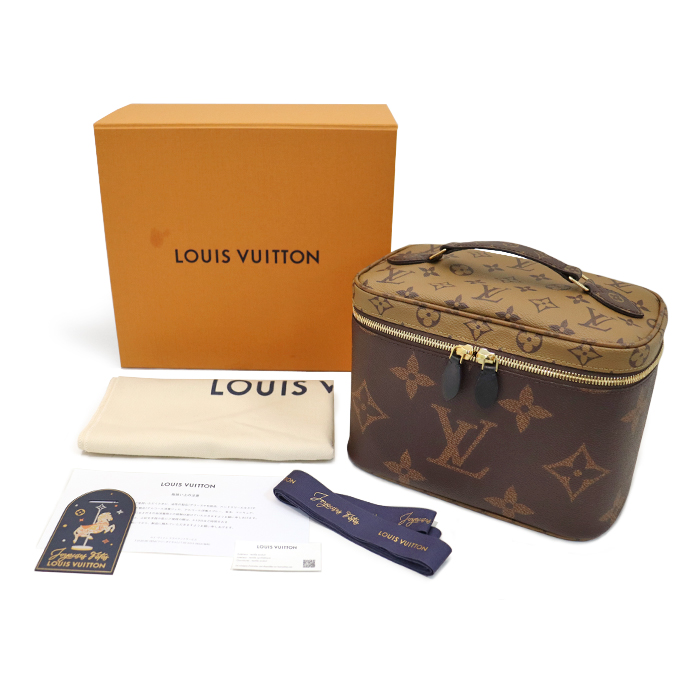 ルイヴィトン(Louis Vuitton) ニースBB M47212 バニティバッグ 化粧ポーチ ハンドバッグ モノグラム ブラウン