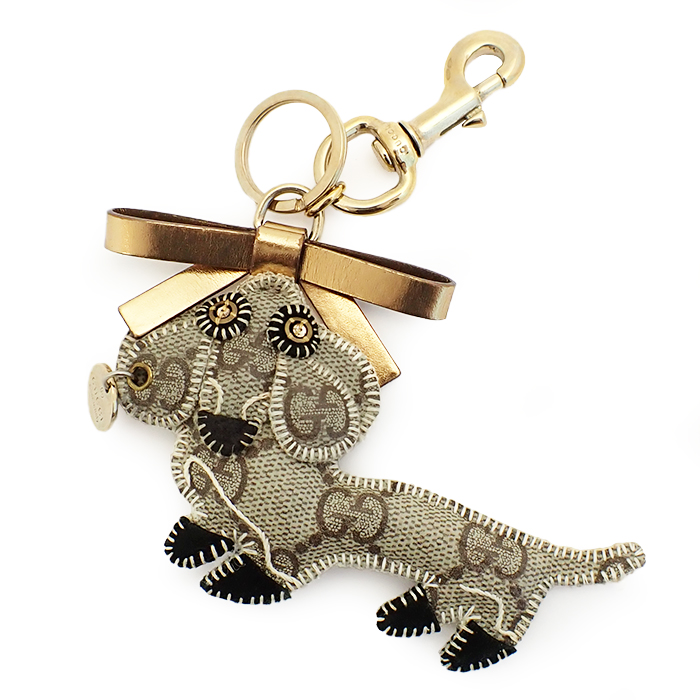 グッチ(GUCCI) アルトゥ ダックスフンド キーホルダー バッグチャーム グッチョリ