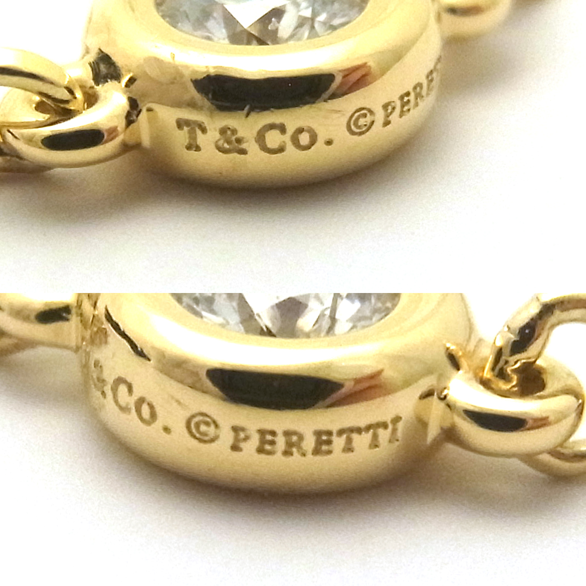 ティファニー（Tiffany & Co.）Au750ダイヤバイザヤードリング 12号 ゴールドカラー