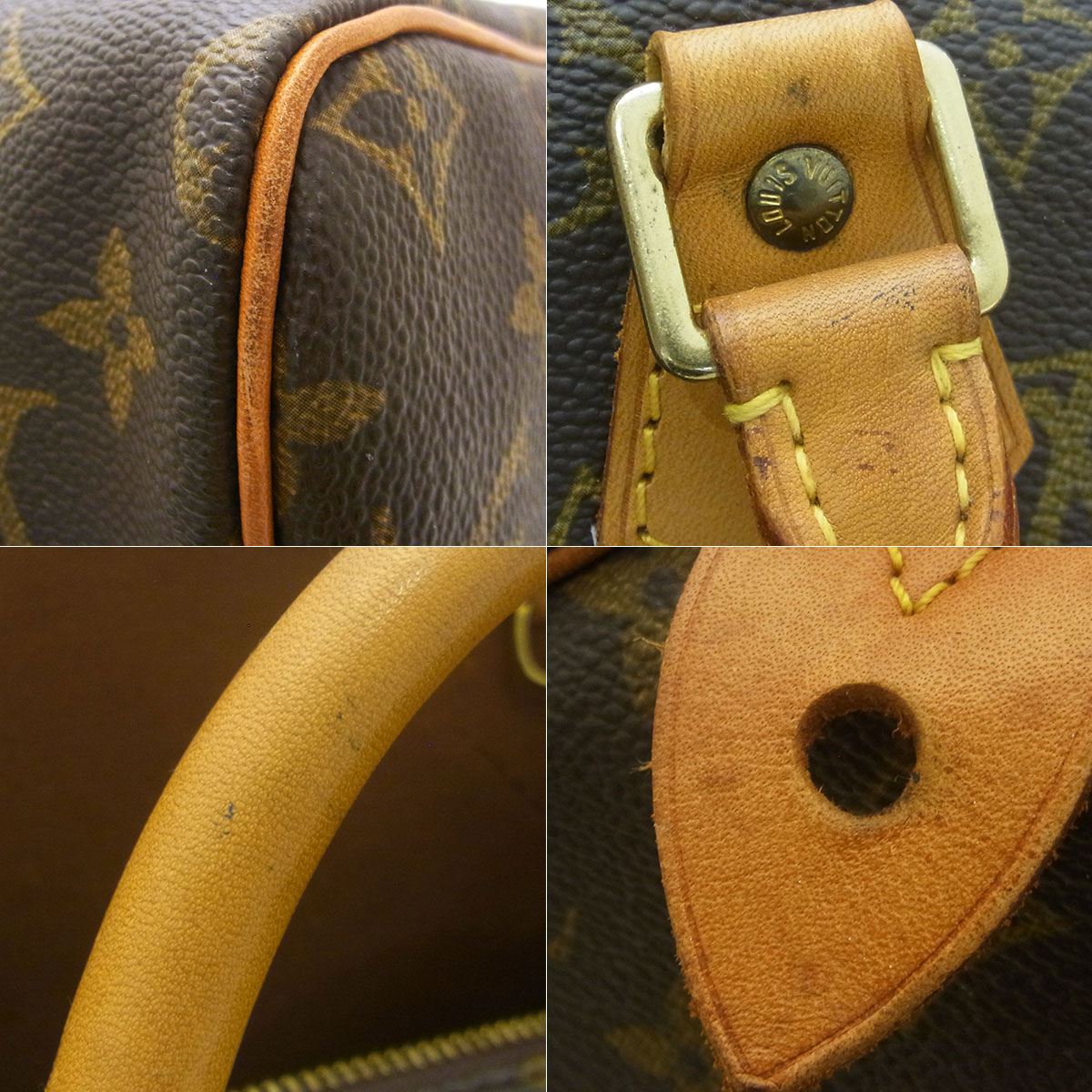 ルイヴィトン(Louis Vuitton) スピーディ30 M41526 ボストンバッグ 鍵 カデナ モノグラム ブラウン
