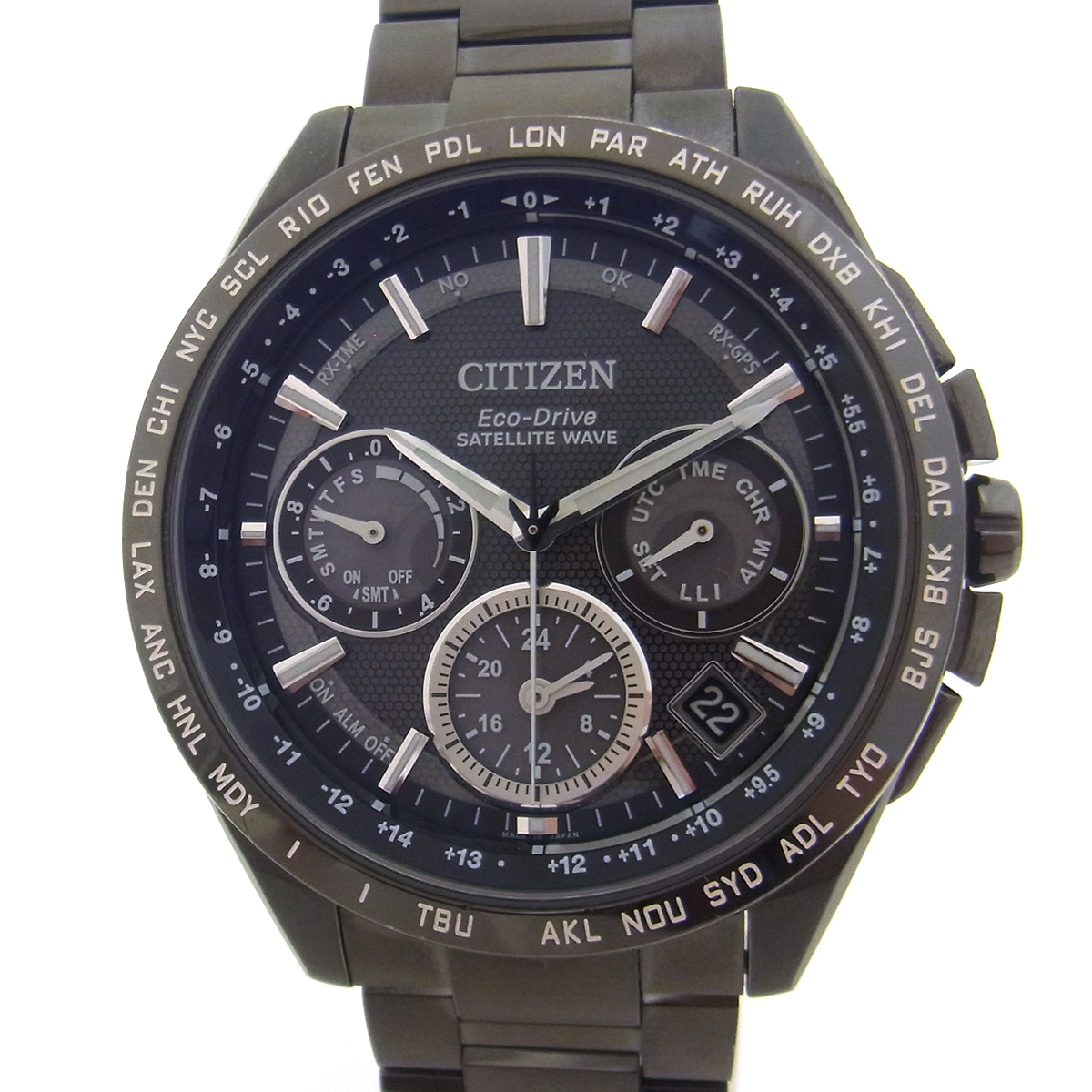 シチズン(CITIZEN) ATTESA 腕時計 F900-T021557 黒字盤