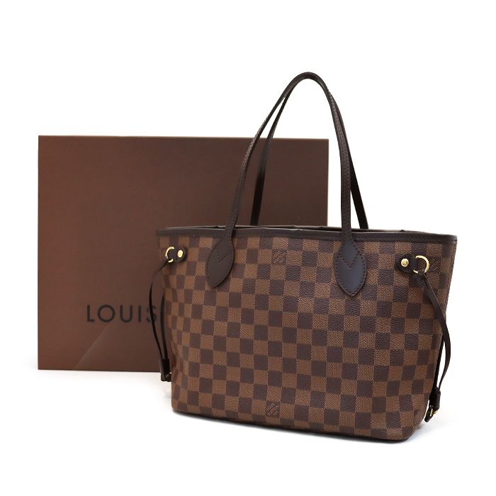 ルイヴィトン(Louis Vuitton) ネヴァーフルPM N51109 VI4019 トートバッグ ダミエ 箱・保存袋付き ブラウン